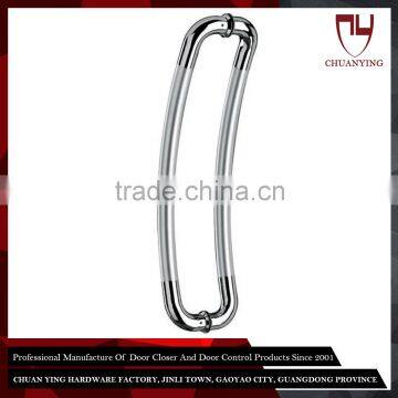 Anti Slip Matt 201 / 304 / 316 Stainless Steel Tube Door Handle