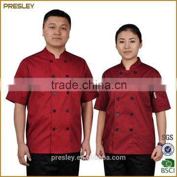 Presley oem Solid Color All Style Cook Wear Chef Uniform Supplier in China