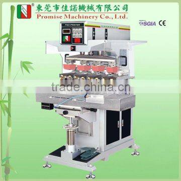 Four Colour Sealed Ink Cup Pad Printing Machine with Shuttle (Model JN-CP4-300S)