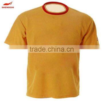 2015 Orange color comfortable china wholesale blank mens custom t shirts