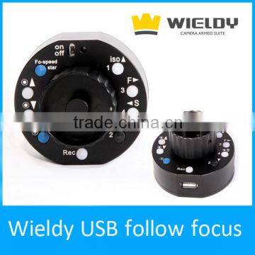 Wieldy dslr rig motor follow focus