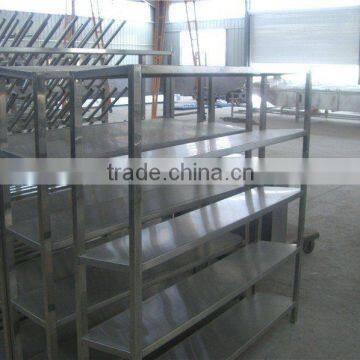 Stainless steel shelf for drain water