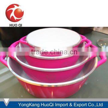 Die-casting aluminum ceramic dessini cookware set