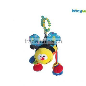 OEM/ODM new design cheap plush baby rattle toy