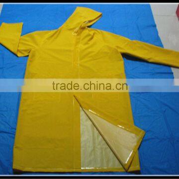 Pvc Raincoat/0.32mm Pvc/polyester Raincoat