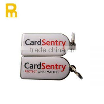 Promotional Cuastom Logo Metal Trolley Coin Keychain photo-2