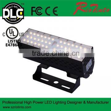 DLC UL listed led flood light case led pir sensor light floodlight LED wall pack light