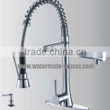 robinet de cuisine pull down spray kitchen faucet with soap dispenser                        
                                                Quality Choice