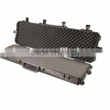 professional wleels/handle/diced foam filled airtight shatter-resisitance gun case