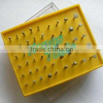 50 PC electroplated diamond mounted points set