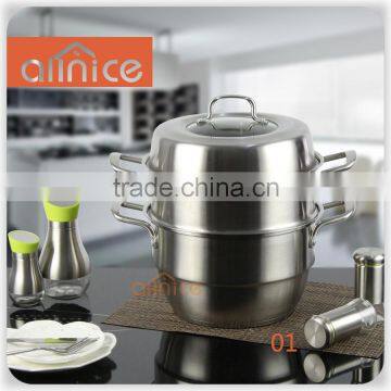 Allnice Brand luxury stainless steel multilayer steamer