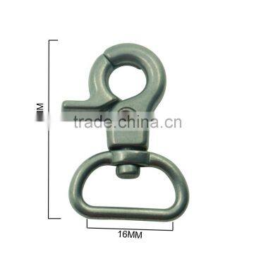 Wholesale nickel free metallic 16mm small wallet trigger snap hook