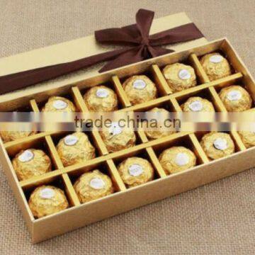 The new special offer 4 color lollipop 18 g chocolate box gift box Ferrero condoms gift box