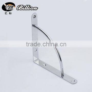 High quailty Heavy duty L corner flat steel shelf bracket decorative wall brackets