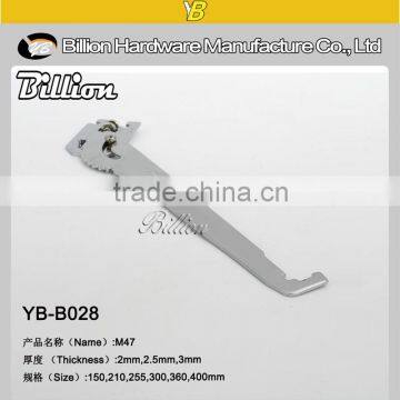 Metal Display Slotted Adjustable Glass Metal Bracket