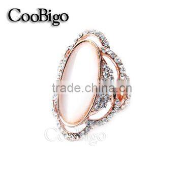 Fashion Jewelry Zinc Alloy Cat-eye Stone Ring Ladies Wedding Engagement Party Show Gift Dresses Apparel Promotion Accessories