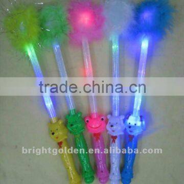 Led flashing fur stick