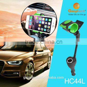 China supplier car support dual usb car charger cigarette in-car smartphone accessories