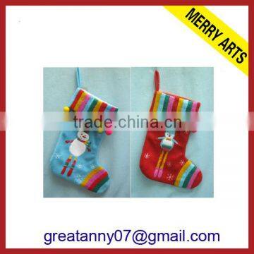 China factory new design unique christmas stocking 2012 christmas gift sock wholesale