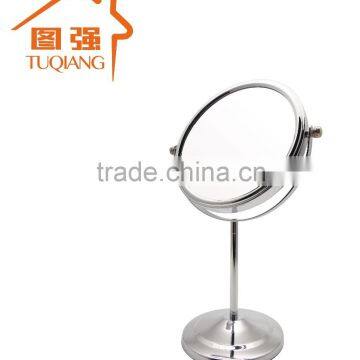 Bathroom double sided magnifying makeup mirror