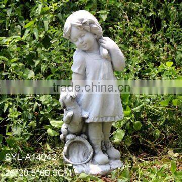 Garden decoration sexy girls with animals for sale