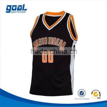 Factory price wholesale customized heat transfer team v neck ladies basketball jersey