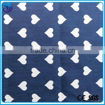 2015 fashion cotton poplin hearts printing fabric for garment                        
                                                Quality Choice