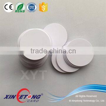 nfc 13.56mhz New Arrival rfid plastic token tag 18mm Ntag203 tag