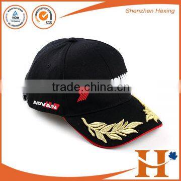 100% cotton fitted military army cadet cap and hat