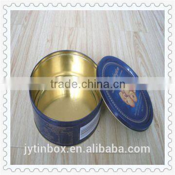 personalized custom printing tin can gift box cookie tin can round metal tin boxes for cookies