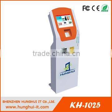 CE/ FCC/ SASO Certified Customade ticket printer kiosk