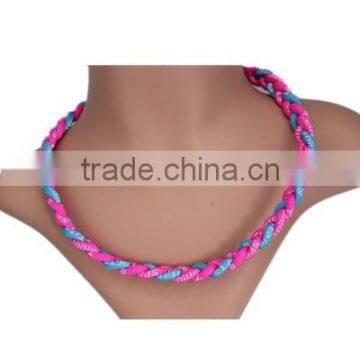 Parachute cord titanium 3 rope braided titanium necklace making