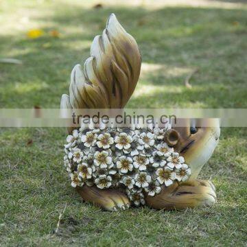 Resin Wedding Squirrel Garden Oment Figurine photo-1