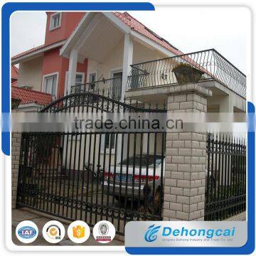 Hot galvanized wrought iron Gate