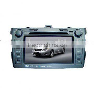 7" in dash double din Car DVD player with gps