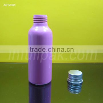 100ml Color Aluminum Bottle for shaving foam,olive oil