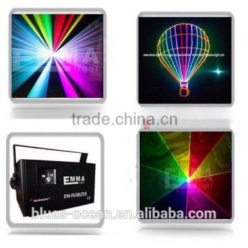 ilda analog laser 3W rgb laser beam&animation full color effect sky laser light