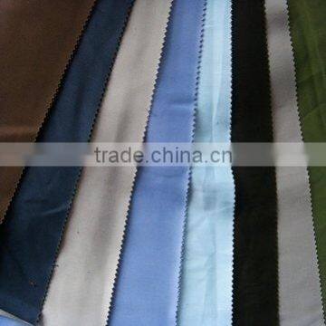 21S plain dyed CVC garment fabric CVC plain cloth for dress