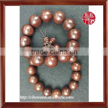Unisex Buddhist Wood Bracelet, Wood Charm Bracelet, Wood Beads Charm 15mm and 20mm photo-4