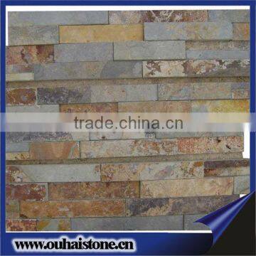 Natural decorative wall slate veneer panel