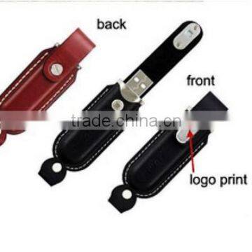 best selling new design leather usb flash drive