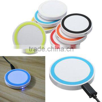 Qi standard wireless charger for samsung for iphone universal wireless charger