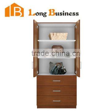 LB-DD3139 Cheap melamine bedroom furniture wardrobe designs