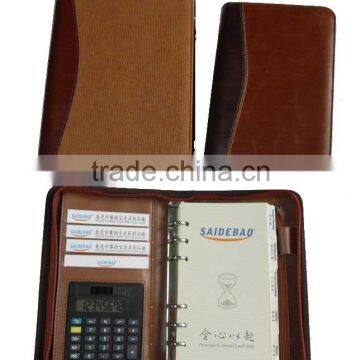 2014 new design organizer planner , pu leather portfolio manufacturer , organizer planner