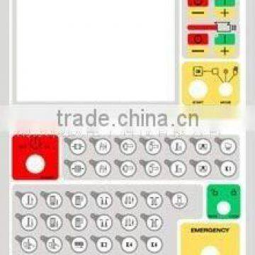 push button panel with lamp