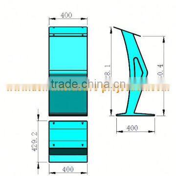 table touch lcd advertising screen kiosk with good price