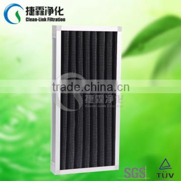 Quality Activated carbon foldaway and pleated plank air filters