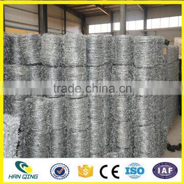 Factory Custom BWG 12*14 13*13 15*15 14*16 Galvanized / PVC Coated Barbed Wire Coil in 5KG 20KG photo-3