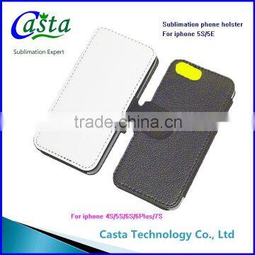 New product design Sublimation Custom Mobile phone holster protect Phone Cover for iphone 5S/5E