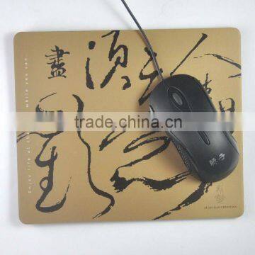 wrist rest PVC EVA mouse pad,Art word picture mouse mat